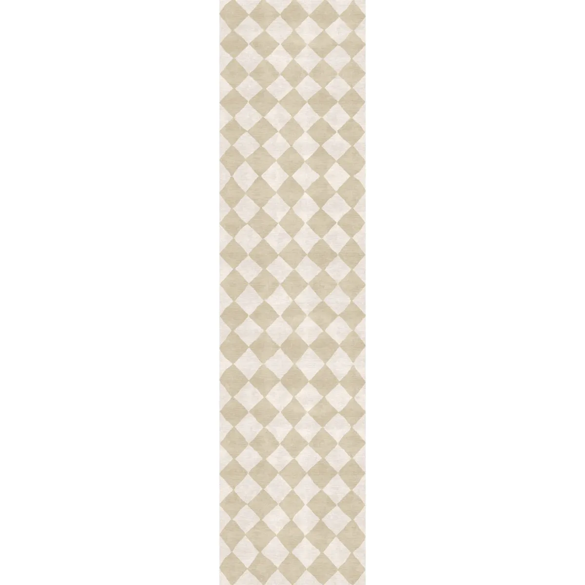 Trestres Checkered Natural & Ivory Rug - Second Love