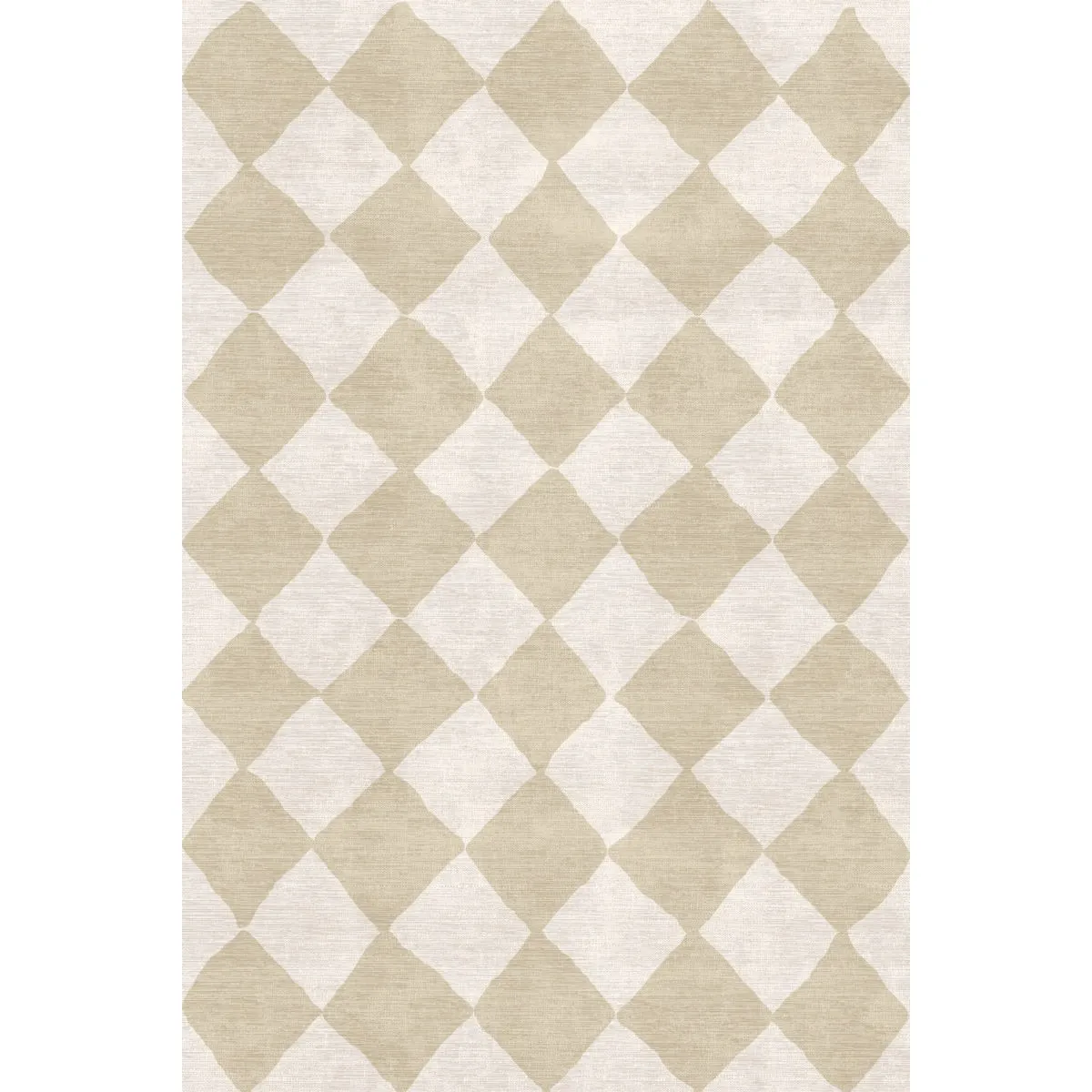 Trestres Checkered Natural & Ivory Rug - Second Love