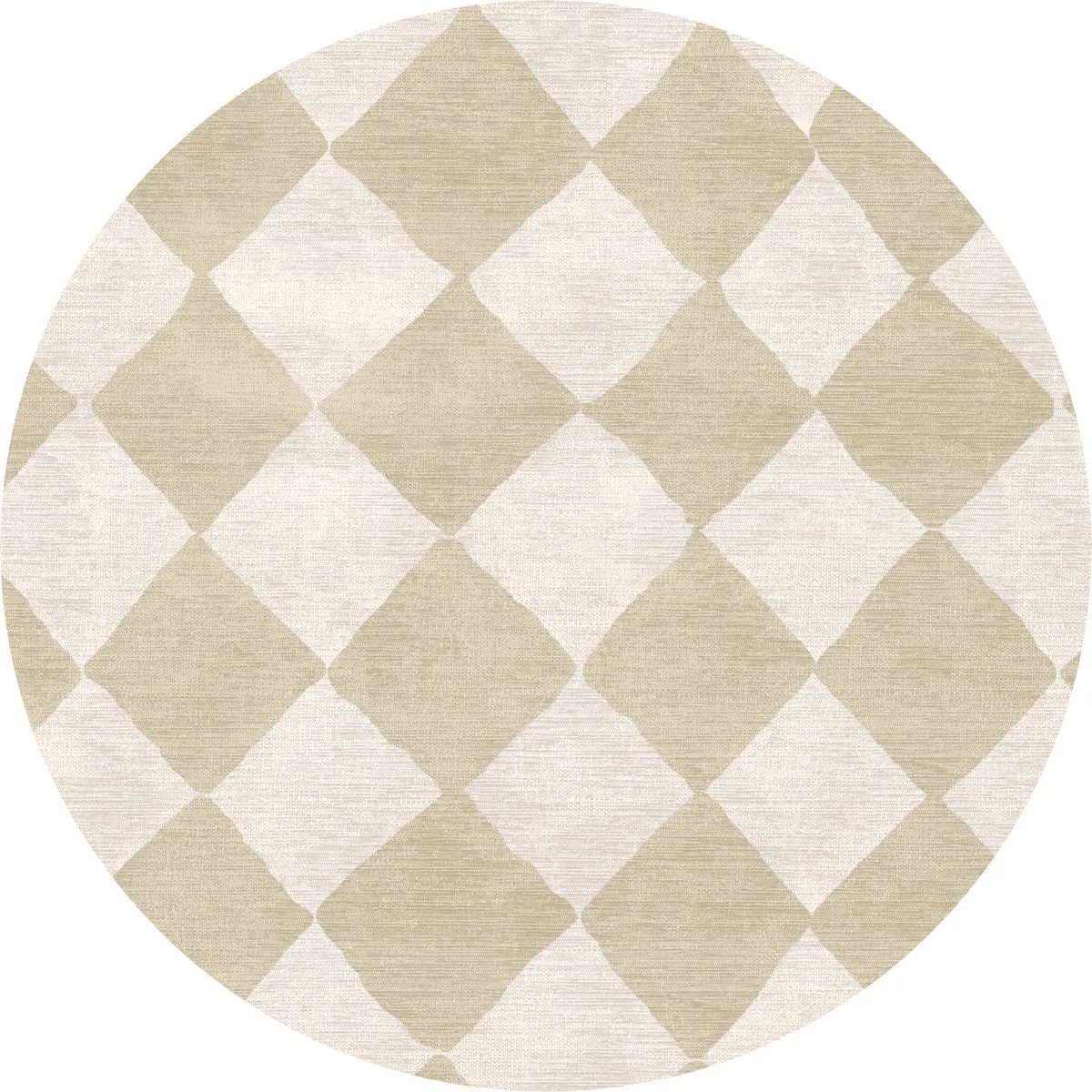 Trestres Checkered Natural & Ivory Rug - Second Love