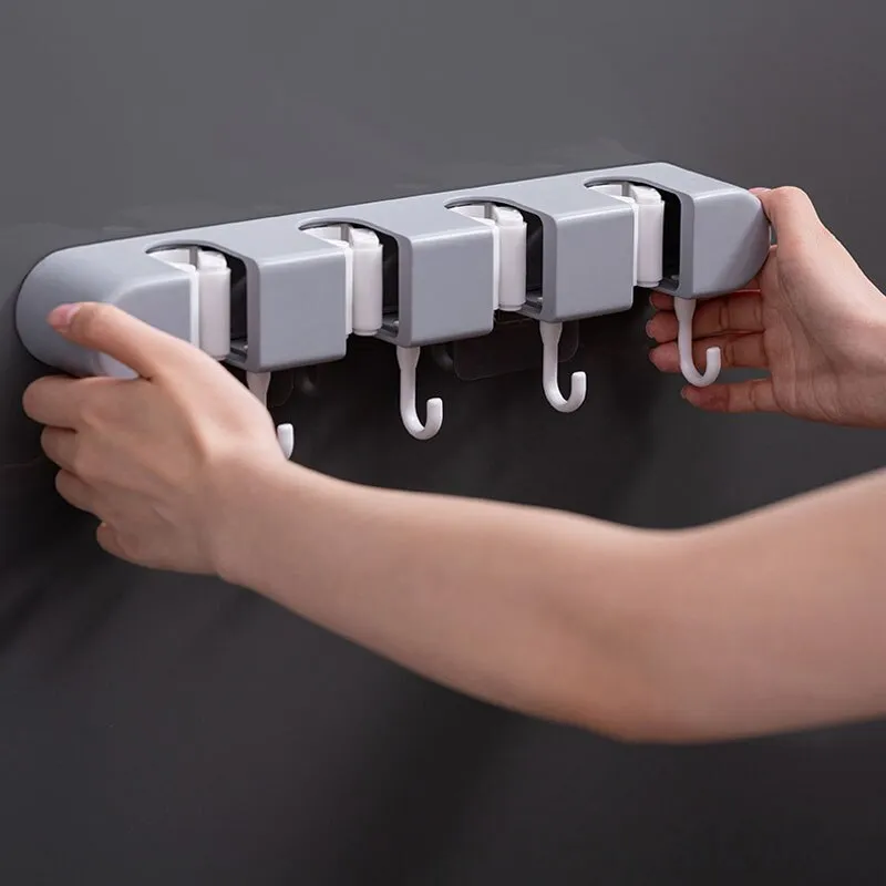 Ultra Clean Wall-Mounted Mop Storage Hook