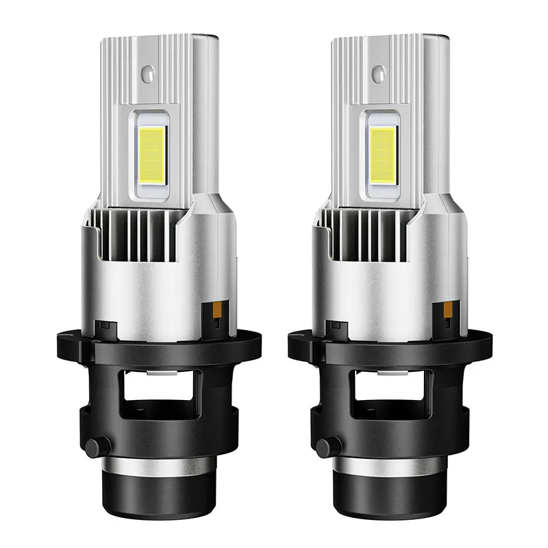 Upgrade D2S/D2R LED Bulbs for Headlights with Fan 70W 22000LM 6500K