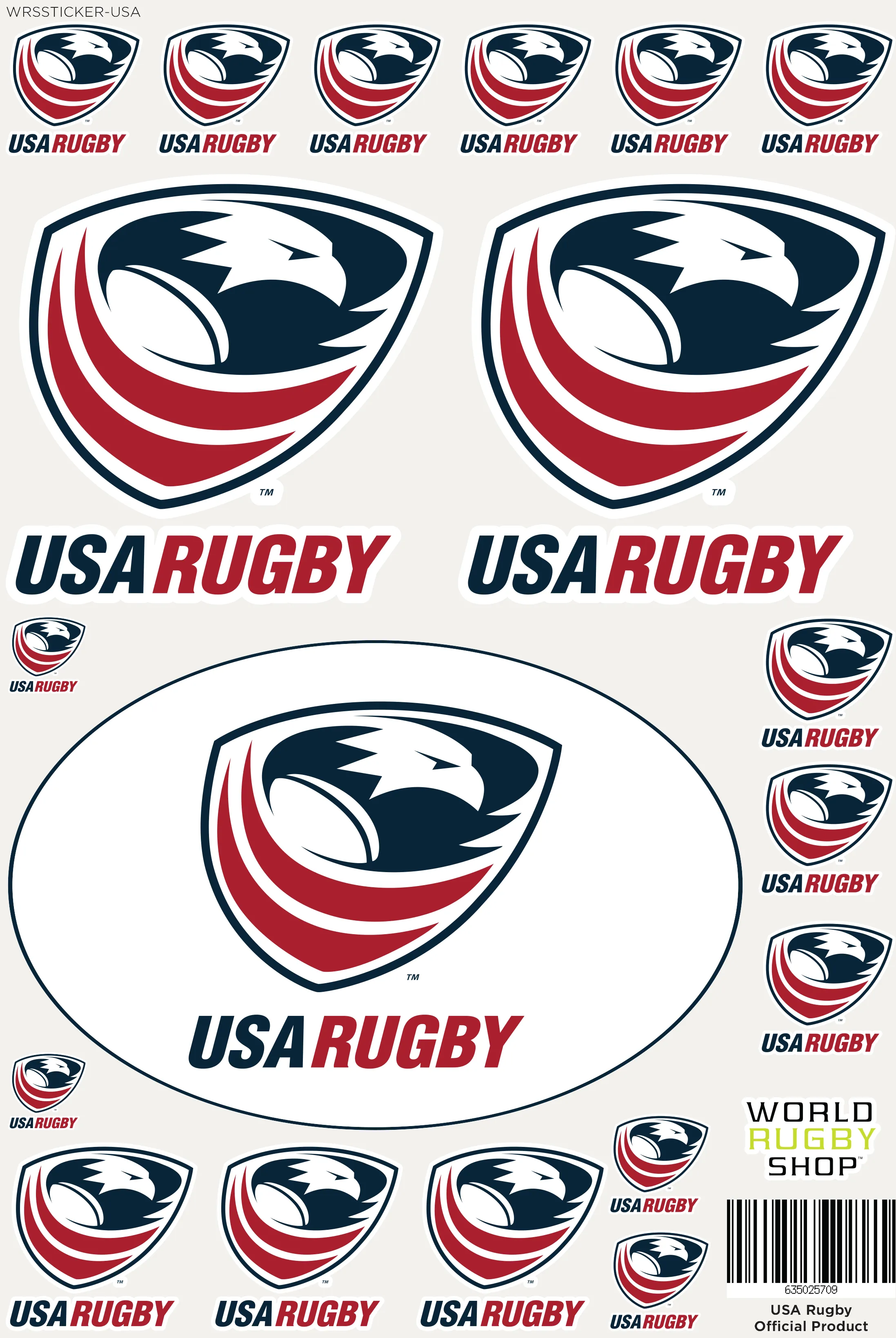 USA Rugby Fan Stocking Stuffers 3-Pack