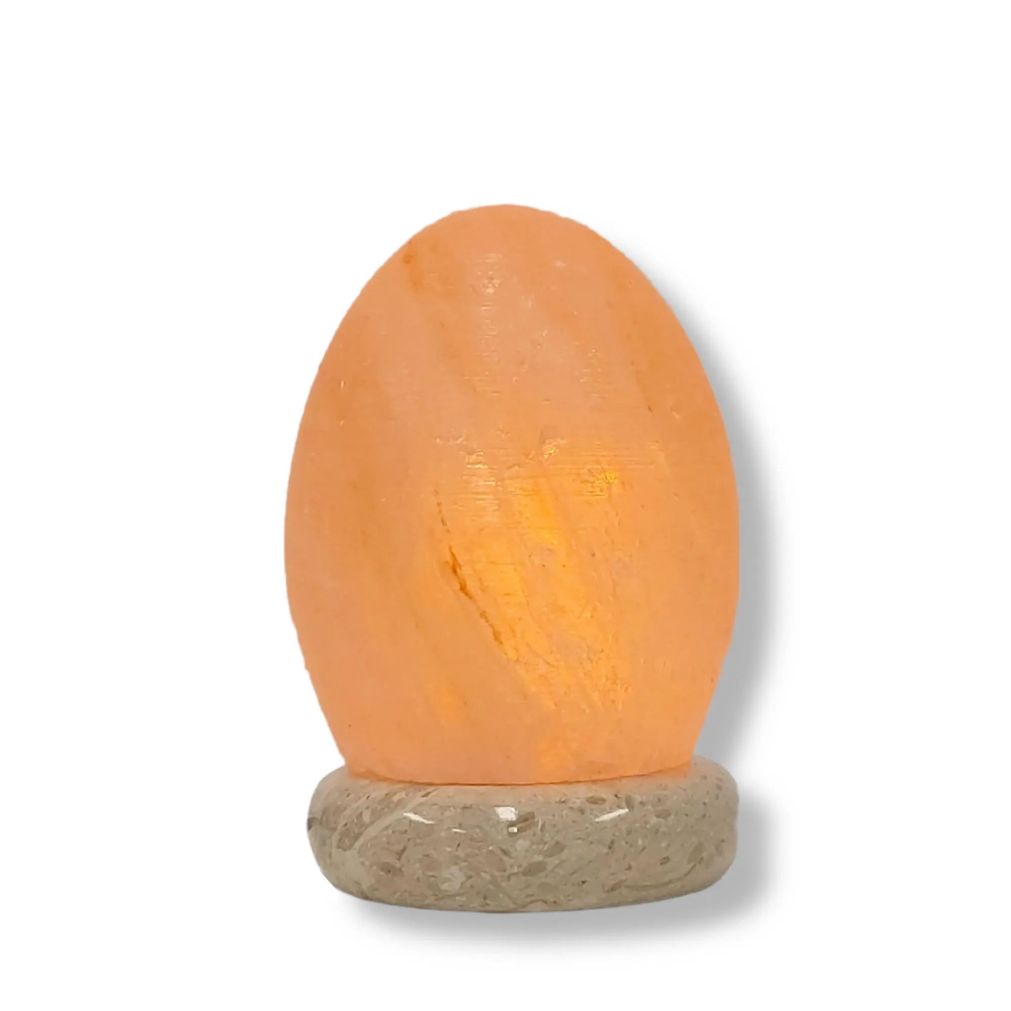 USB Colour Changing Egg Shape Himalayan Pink Salt Lamp Color Change LED Light