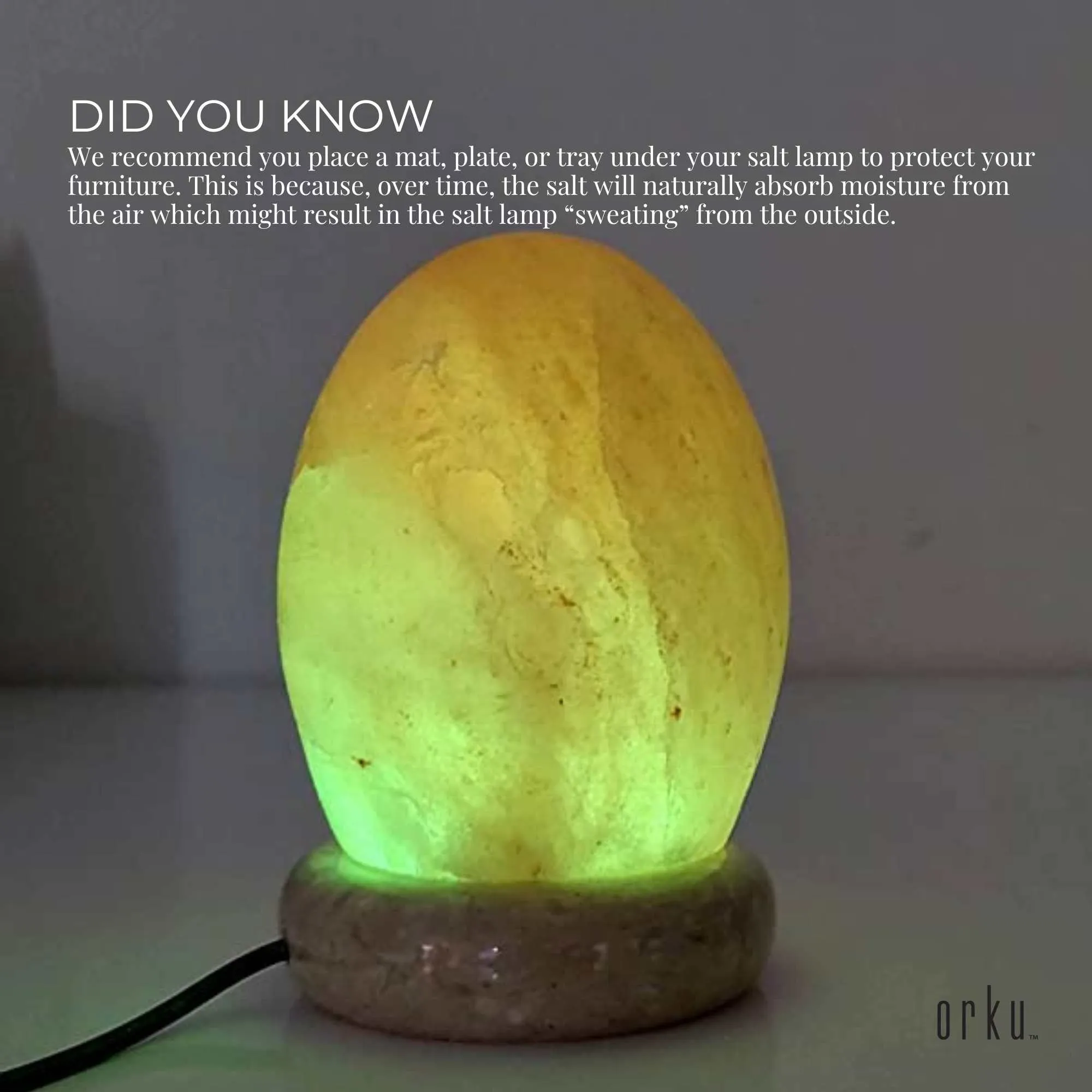 USB Colour Changing Egg Shape Himalayan Pink Salt Lamp Color Change LED Light