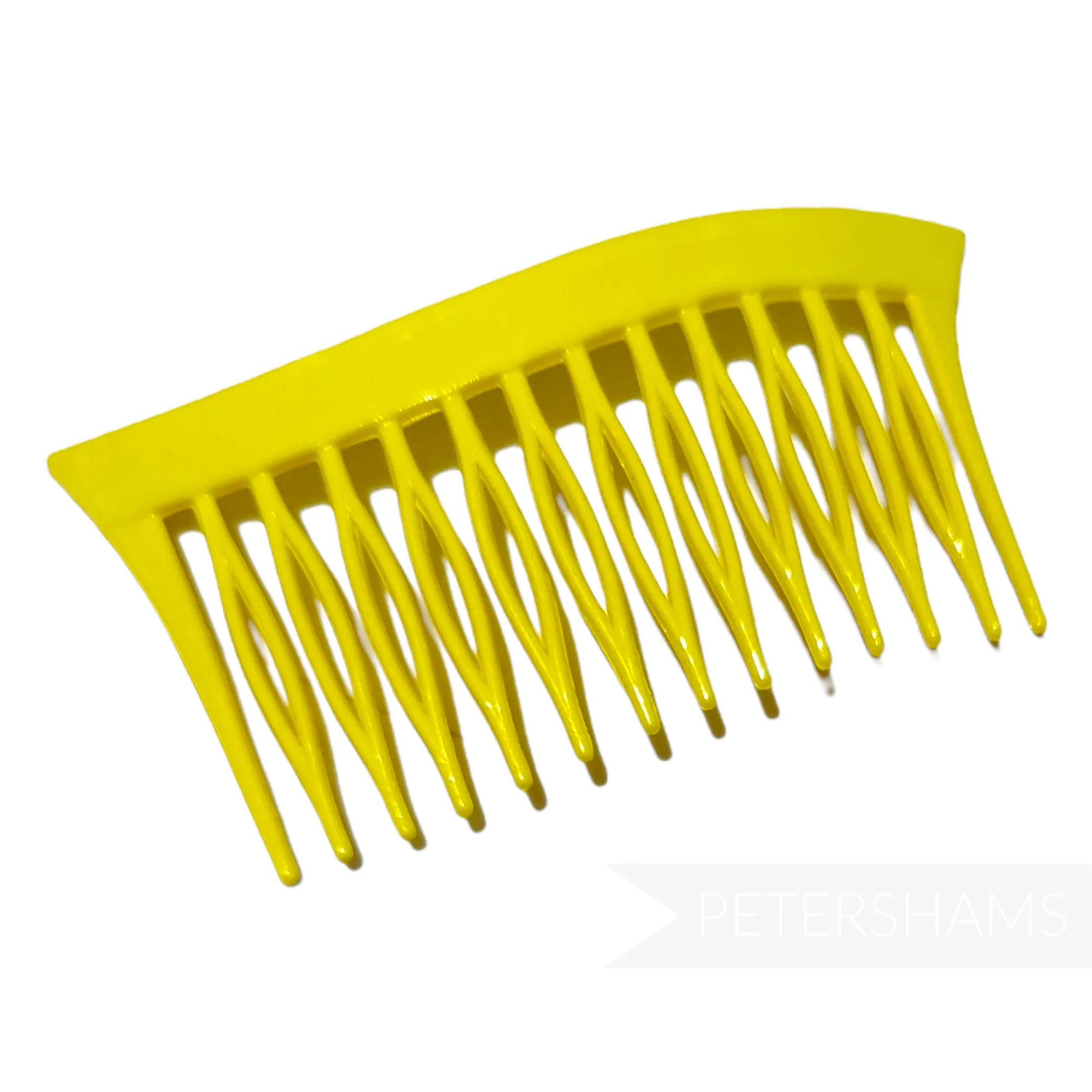 Vintage 1980's Wave Design Plastic Hair Comb