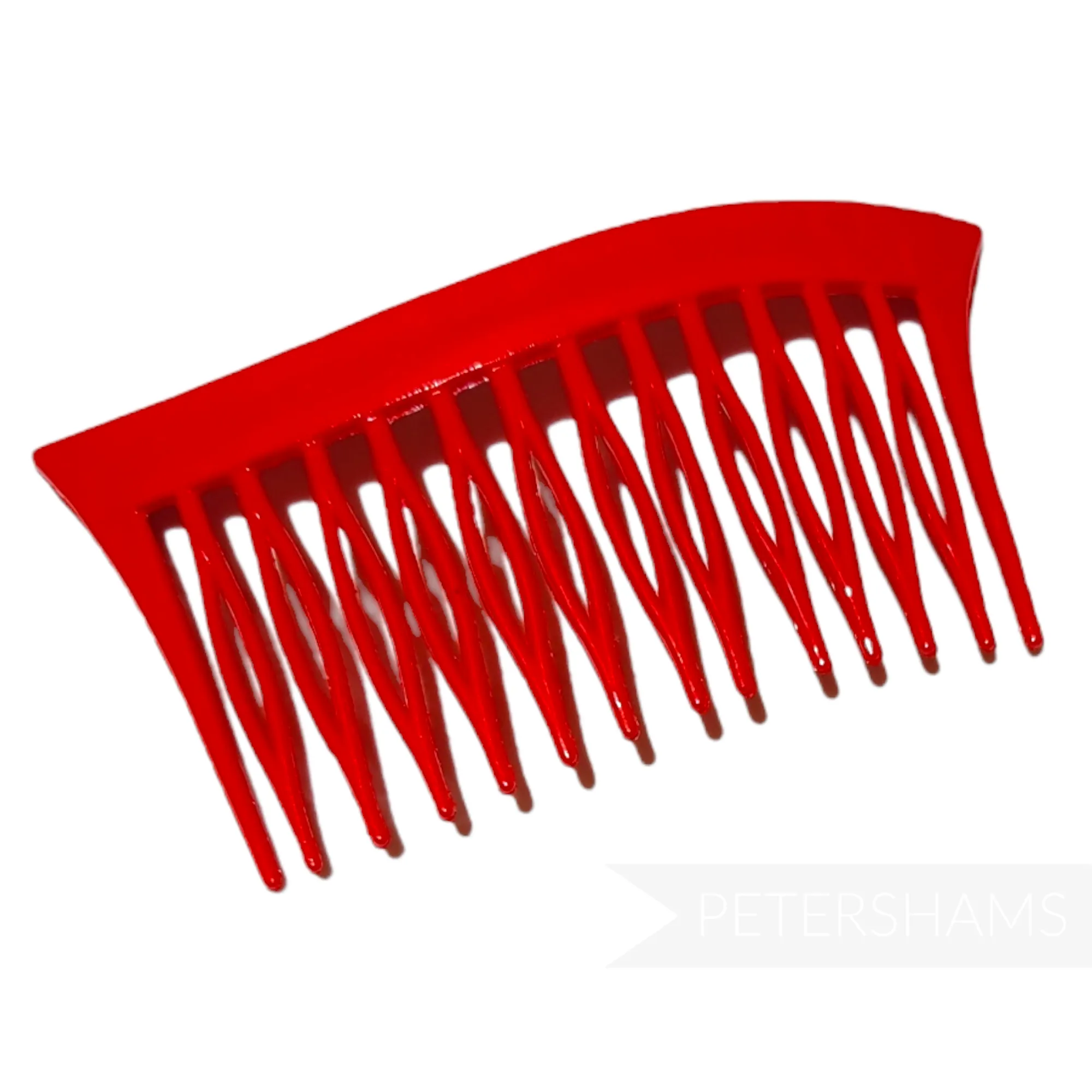 Vintage 1980's Wave Design Plastic Hair Comb