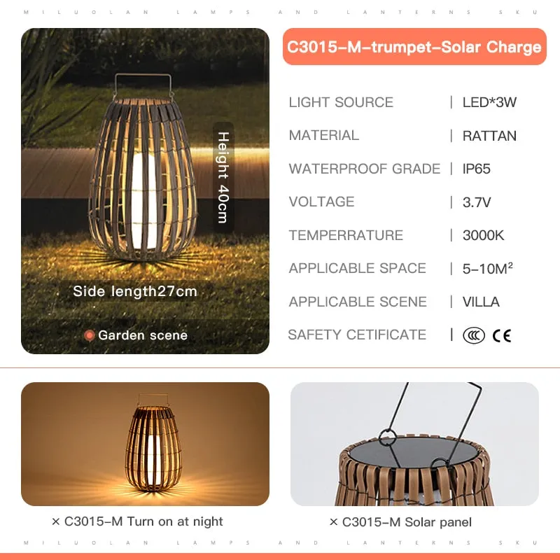 VZ Miha - IP65 Waterproof Villa Courtyard Outdoor Landscape Lawn Lamps