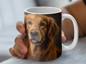 Watercolor Golden Retriever coffee cup, Golden Retriever mom mug, Golden Retriever mom gift, Dog Lover gift, Dog Lover Mug