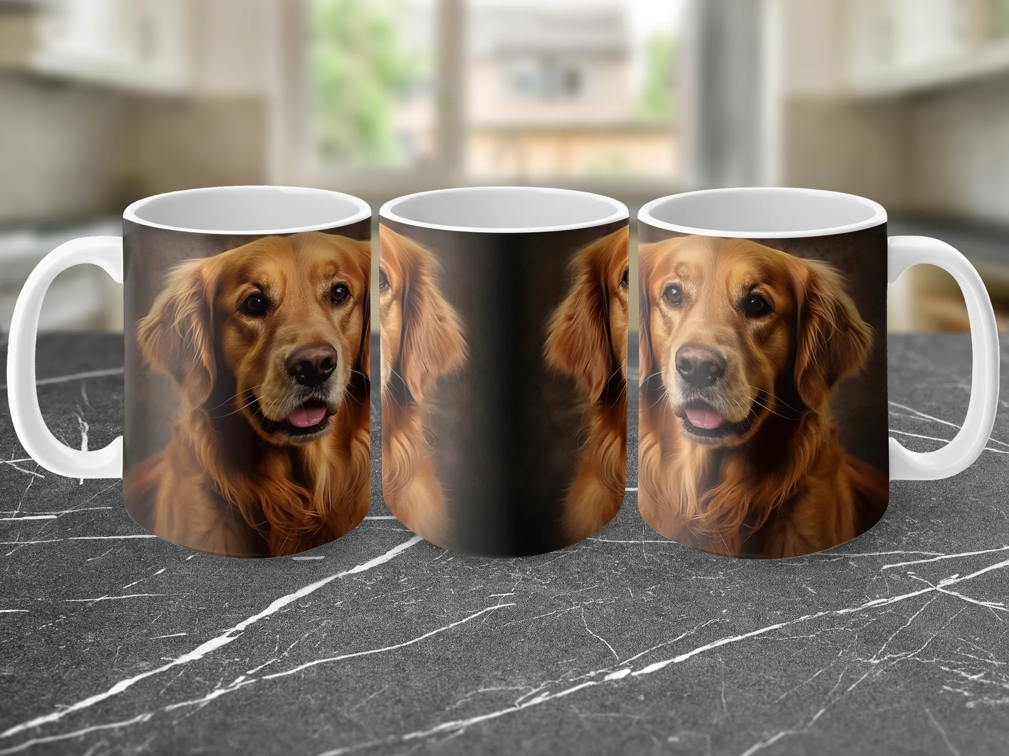 Watercolor Golden Retriever coffee cup, Golden Retriever mom mug, Golden Retriever mom gift, Dog Lover gift, Dog Lover Mug