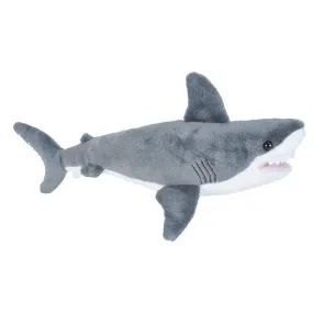 Wild Republic Cuddlekin Mini Great White Shark 13 Inch Plush